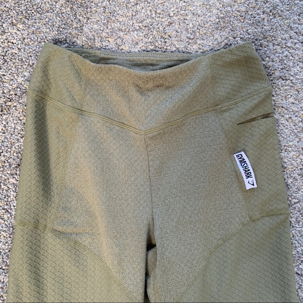 Olive Green Gymshark leggings size XS
